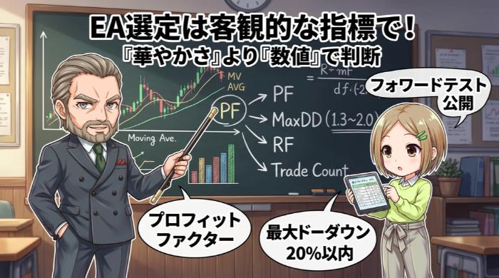 EA選定で見るべき客観的な指標