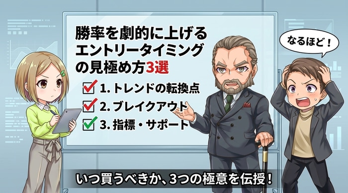 勝率を上げるエントリータイミングの見極め方