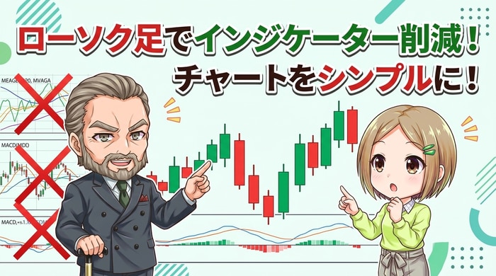 ローソク足を読んでインジケーターを減らす！