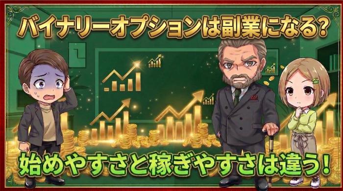 バイナリーオプションは副業として成立するのか？業界データで検証