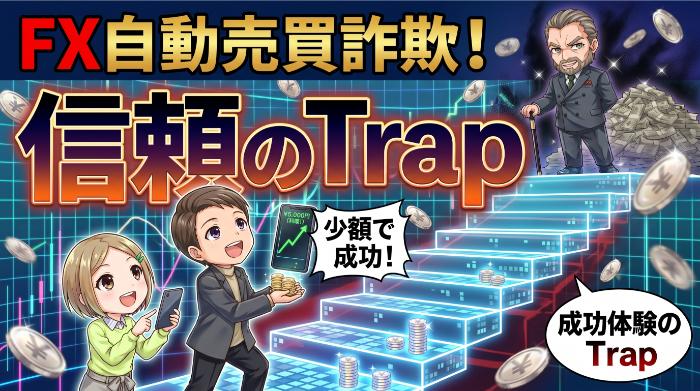 FX自動売買詐欺の手口②「段階的な信頼構築」