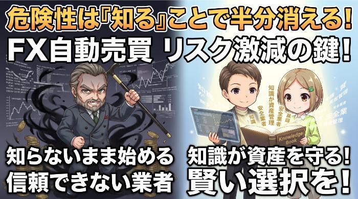 FX自動売買の危険性は「知ること」で半分消える