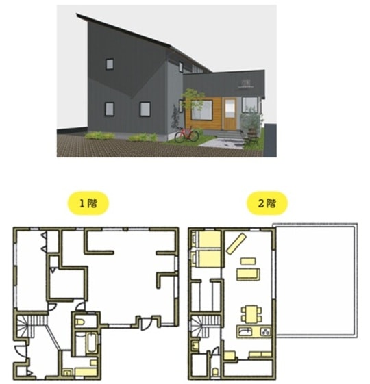 完成：2021年9月、建物面積：188.73m2（57.08坪）、分類：注文住宅、オーナー：IT様（夫婦、子ども2人）