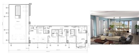 ■BED ROOM PENTHOUSE UNITは214平米と292平米の2ユニットのみ