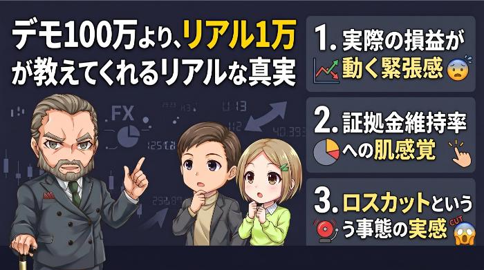デモの100万円より、リアルの1万円が教えてくれること