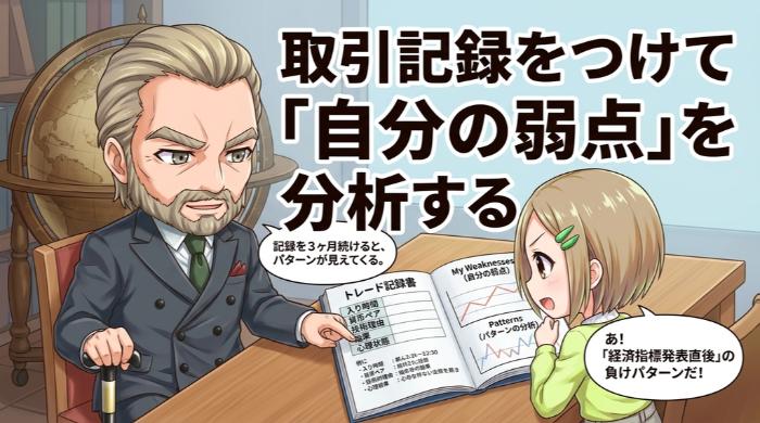 取引記録をつけて「自分の弱点」を分析する