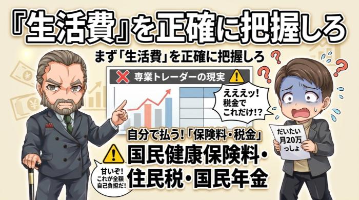 まず「生活費」を正確に把握しろ