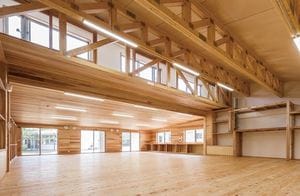 ツーバイフォー平屋建て 幼稚園 延床面積2793.36㎡（約845坪） ※画像を指定すると、事例ページに遷移します。