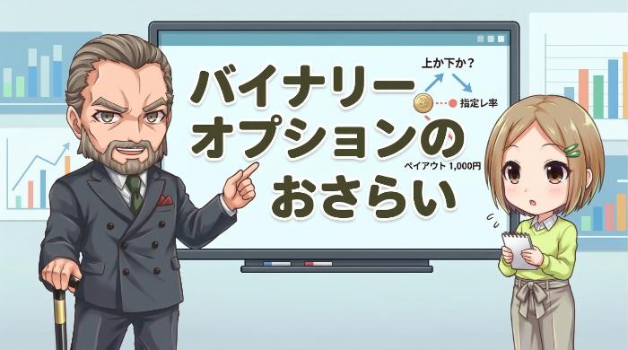 バイナリーオプションの仕組みをおさらい