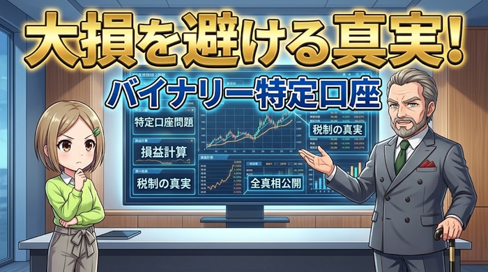 【知らないと損】バイナリーオプション特定口座問題の全真相を公開