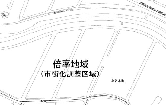 路線価図に金額が書かれていない……