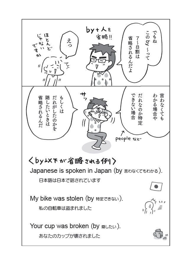 フクチマミ・高橋基治著『マンガでおさらい中学英語　英文法マスター編』（KADOKAWA）より