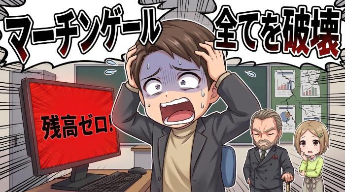 マーチンゲール（倍掛け）が全てを破壊する