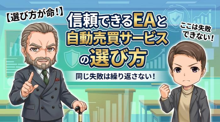 信頼できるEAと自動売買サービスの選び方