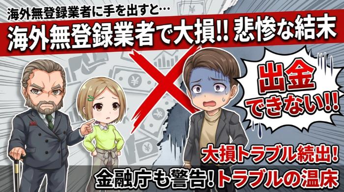 海外無登録業者に手を出すとこうなる
