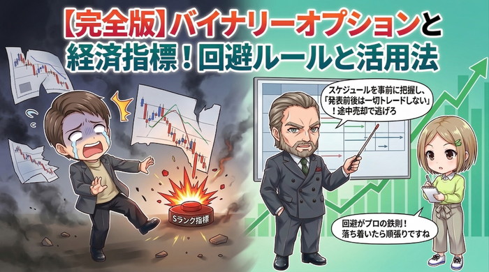 【完全版】バイナリーオプションと経済指標！回避ルールと活用法