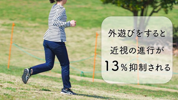 両親が近視の子供…2時間の外遊びで「近視リスク」が1/3に!