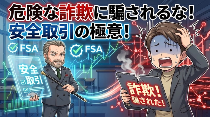 バイナリーオプションの危険な詐欺手口！安全に取引するための4つの心得
