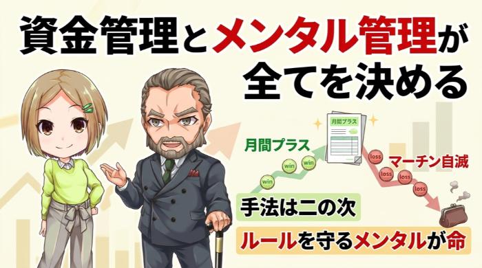 資金管理とメンタル管理が全てを決める