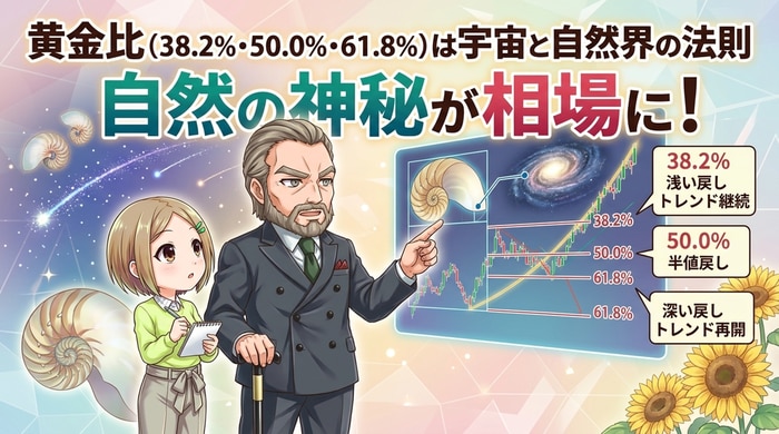 フィボナッチは黄金比がなす自然界の法則
