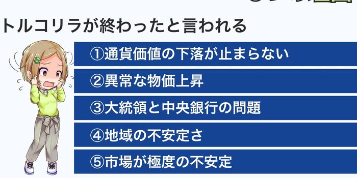 トルコリラが終わったと言われる理由
