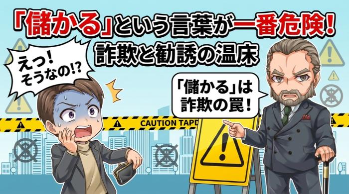 「儲かる」という言葉が一番危険な理由：詐欺と勧誘の温床
