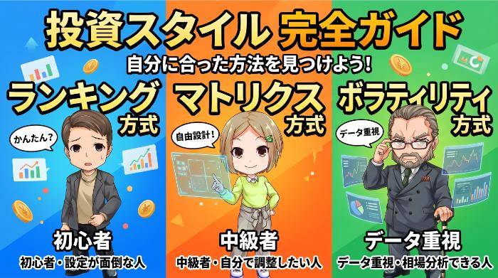 3つの注文方式を比較してみた