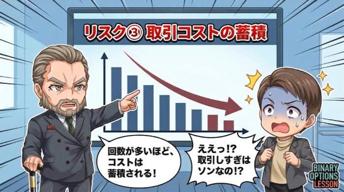 「取引コストの蓄積」── 回数が増えるほど不利になる仕組み