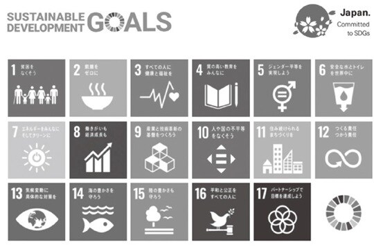 出所：外務省「「持続可能な開発目標」（SDGs） について」2019年1月