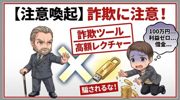 詐欺ツール・高額レクチャーに騙されるな