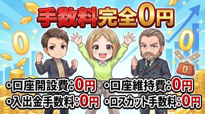 各種手数料が0円
