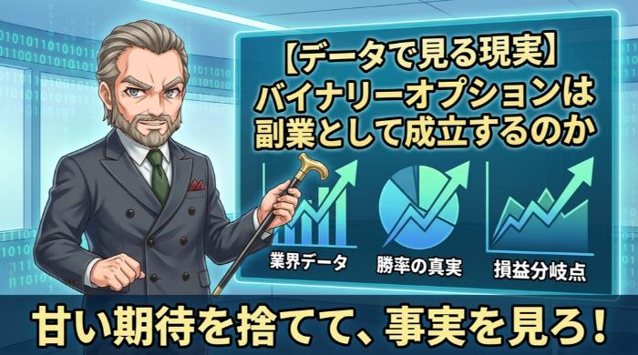【データで見る現実】バイナリーオプションは副業として成立するのか