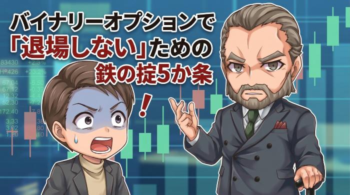 バイナリーオプションで「退場しない」ための鉄の掟5か条