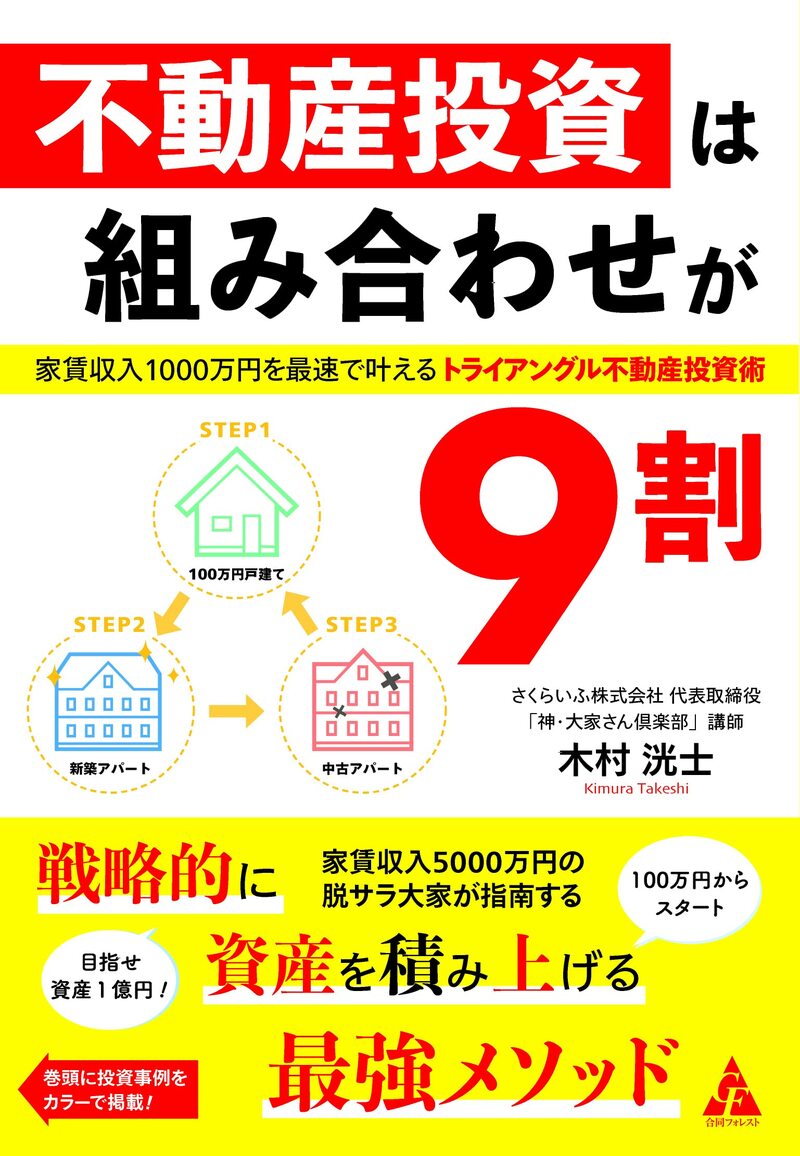 不動産投資は組み合わせが9割:家賃収入1000万円を最速で叶える トライアングル不動産投資術