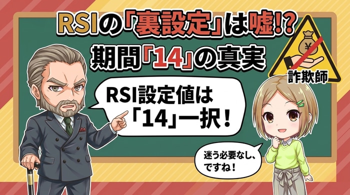 RSIの設定は14一択